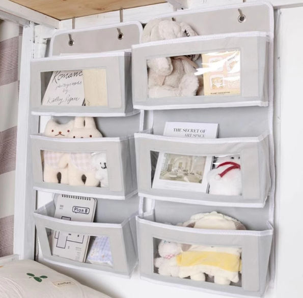 学生好物宿舍门后上下铺床头挂墙收纳袋寝室床上悬挂袋杂物多层