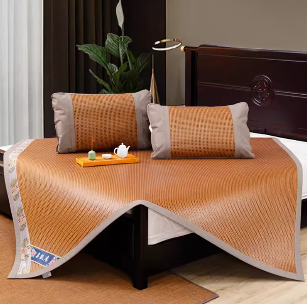 凉席冰丝席天然藤席夏天2025新款草席子双面冬夏两用夏季夏季床垫